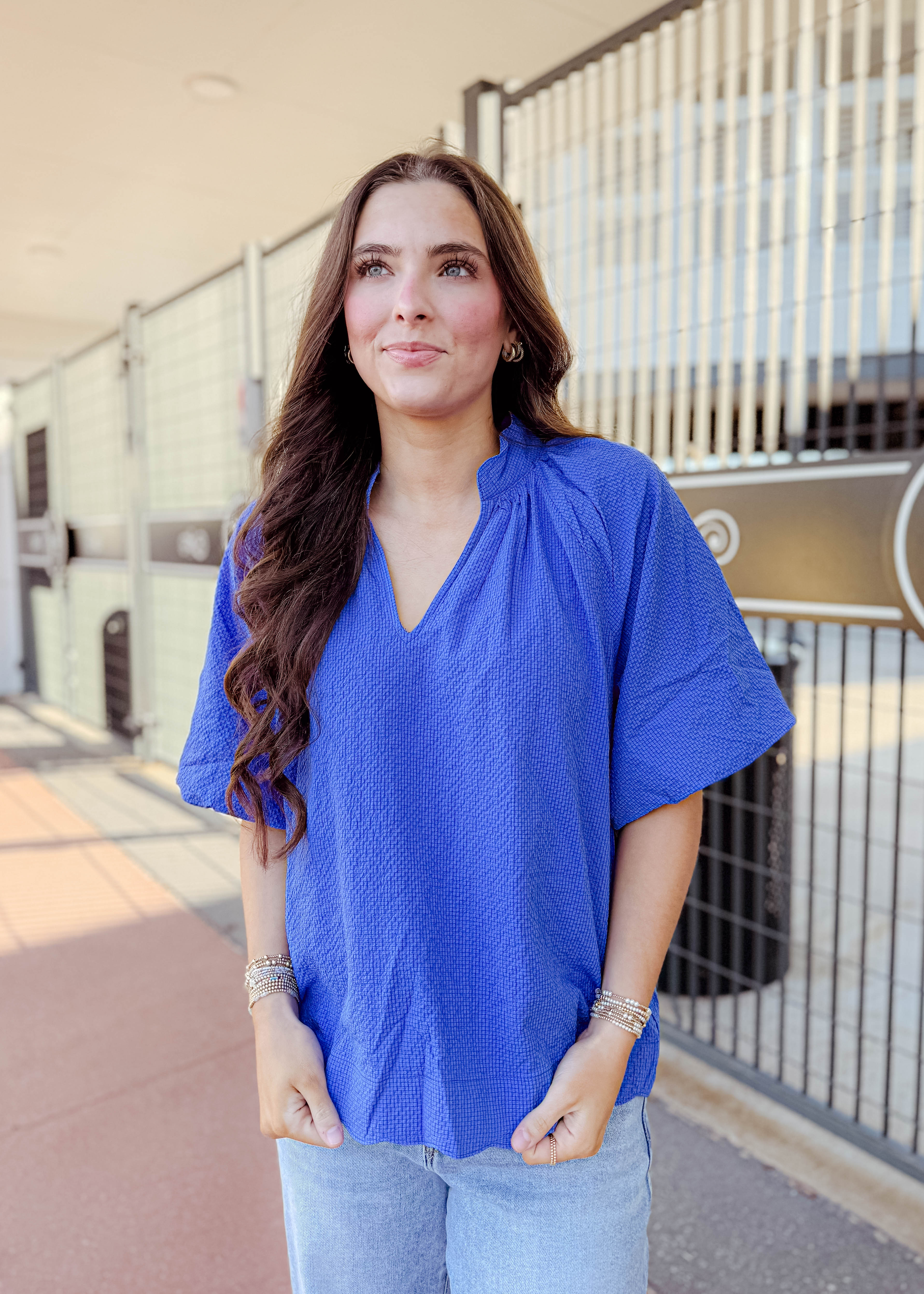 Floria V-neck Top