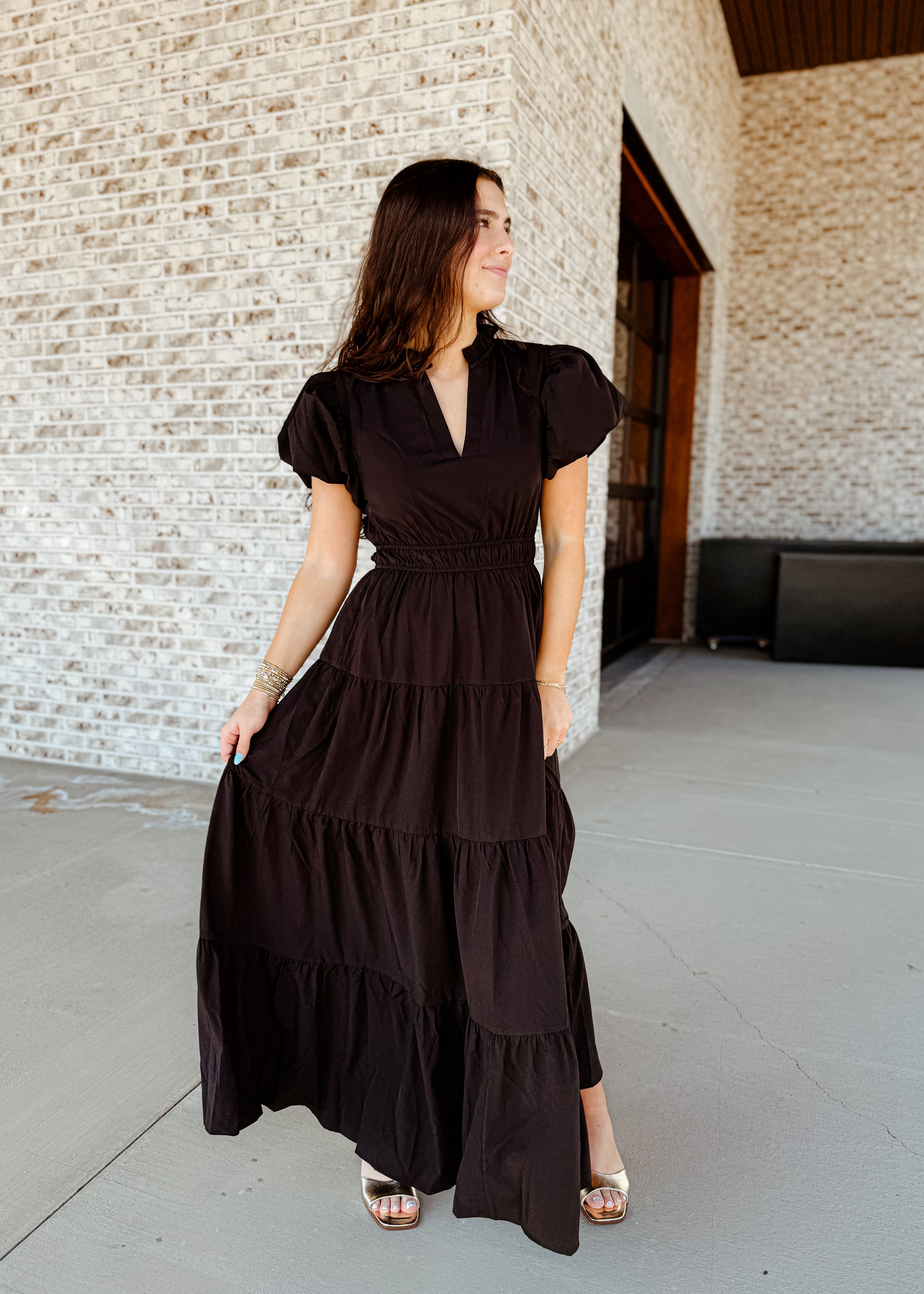 Amelia Tiered Maxi Dress – The Swank Company