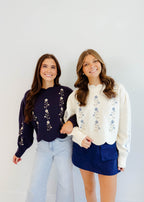 Lily Floral Embroidered Sweater