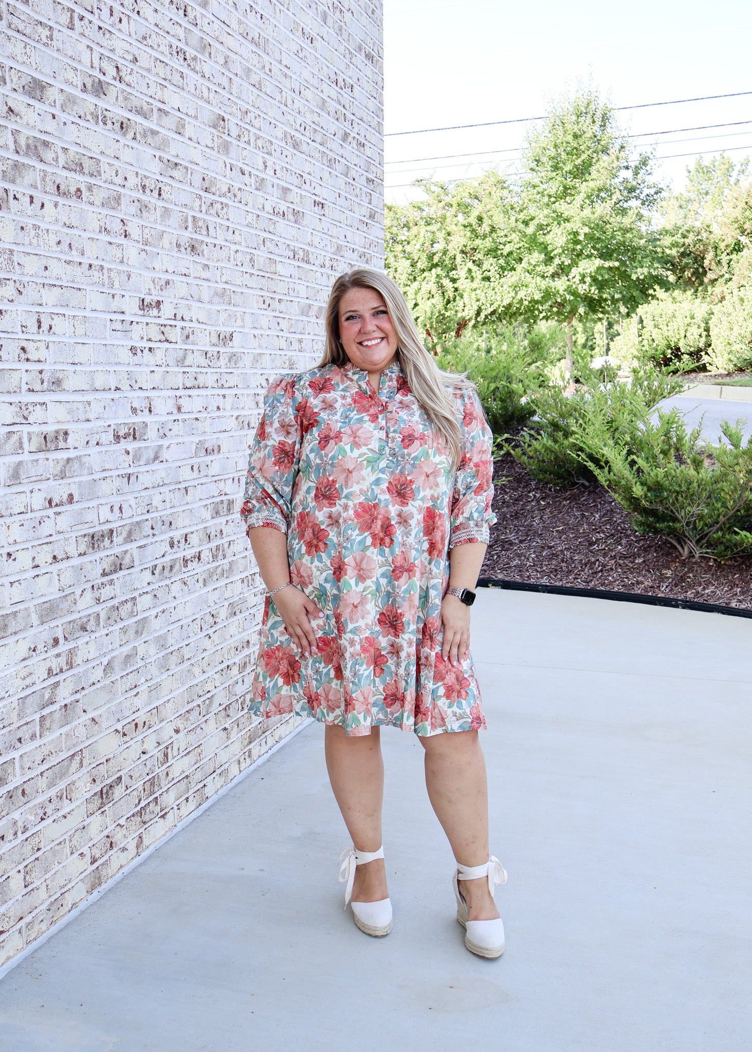 charlotte mini dresses Garden Bloom Dress Rust Mix / XL 45% Polyester Aesthetic Long Black Dress Color:Indie Blue Bouquet imgupdate_20230115