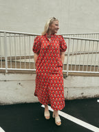 Millie Puff Sleeve Midi Dress