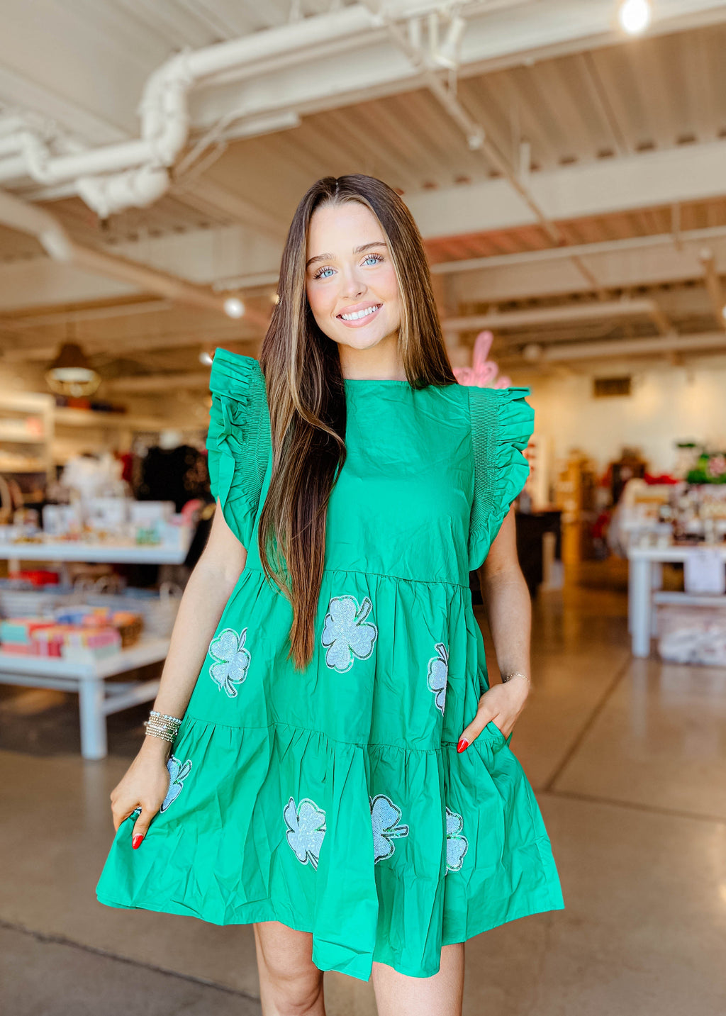 PREORDER Liza Clover Sequin Mini Dress