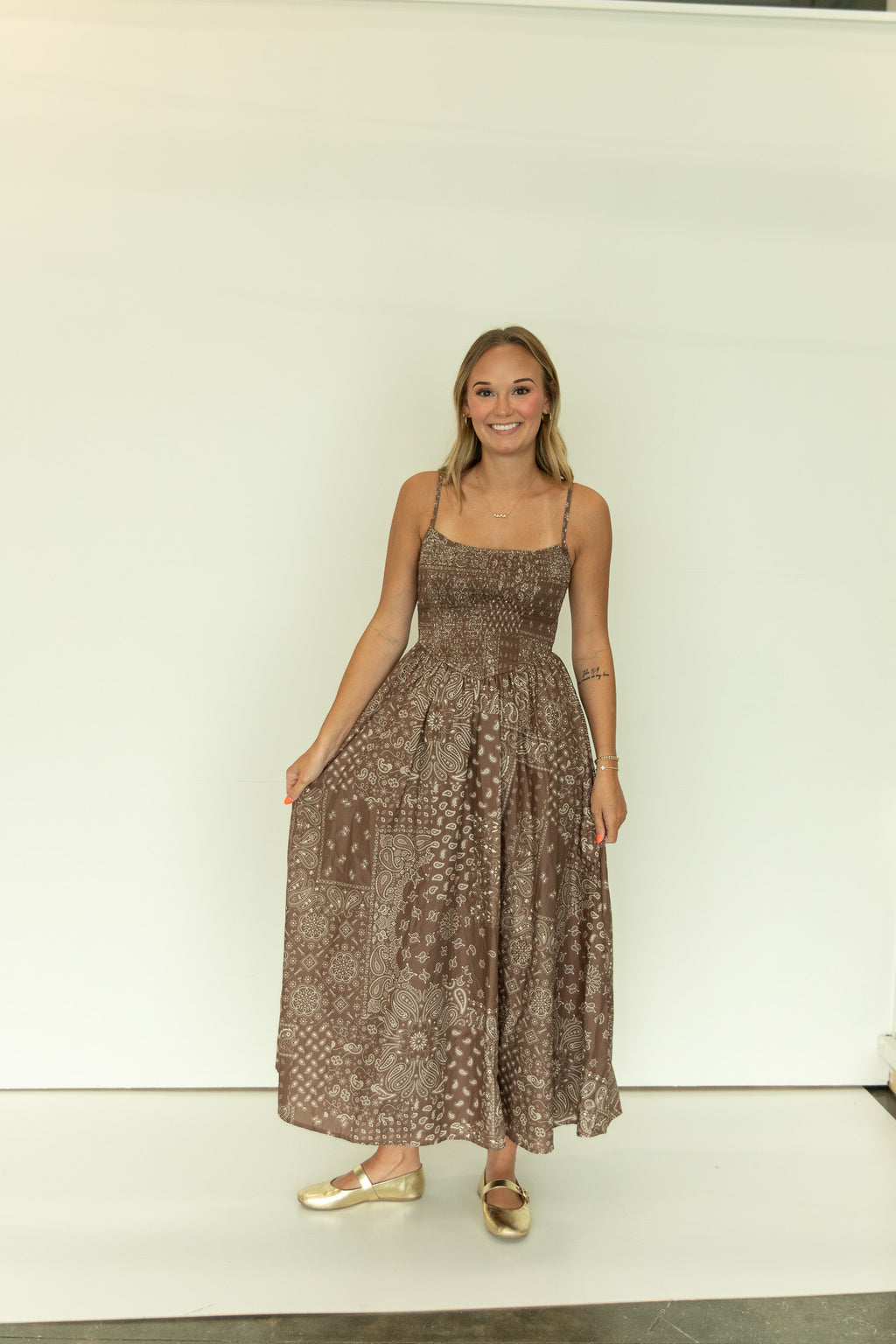 Paisley Midi Dress
