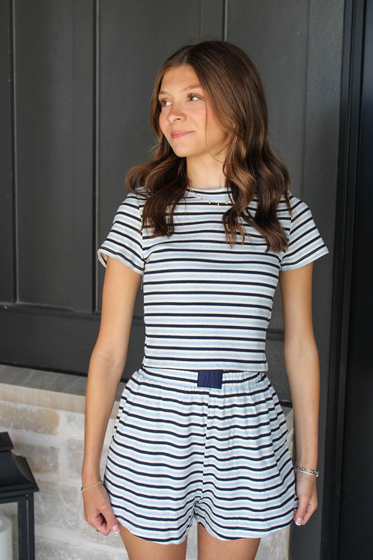 Sophie Stripe Lounge Top