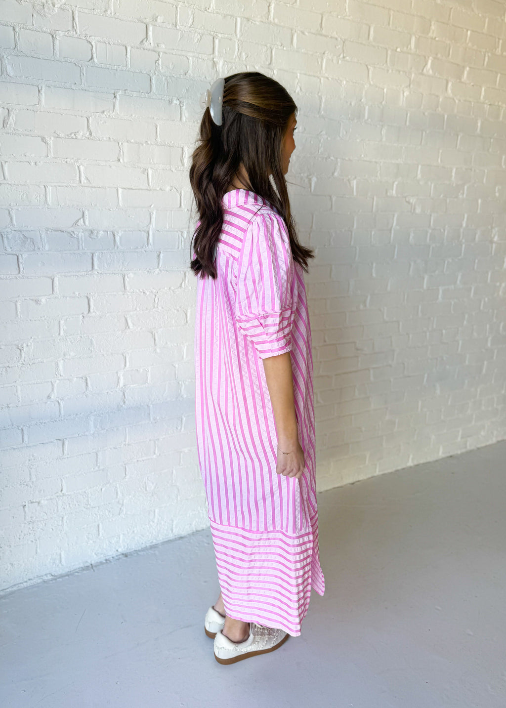 Stella Striped Midi Dress