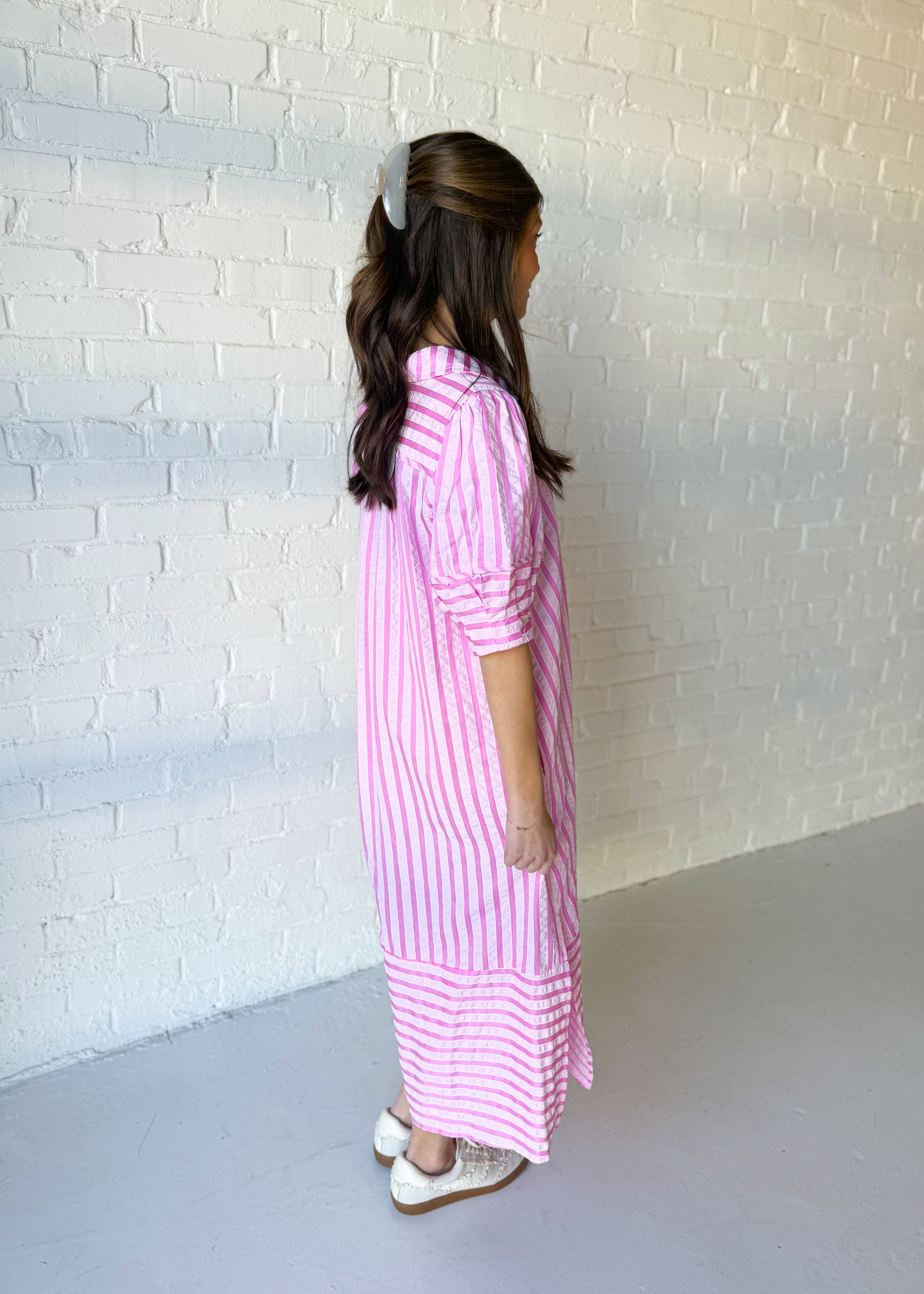 Stella Striped Midi Dress