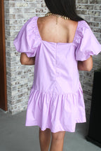Eliana Knotted Neck Mini Dress