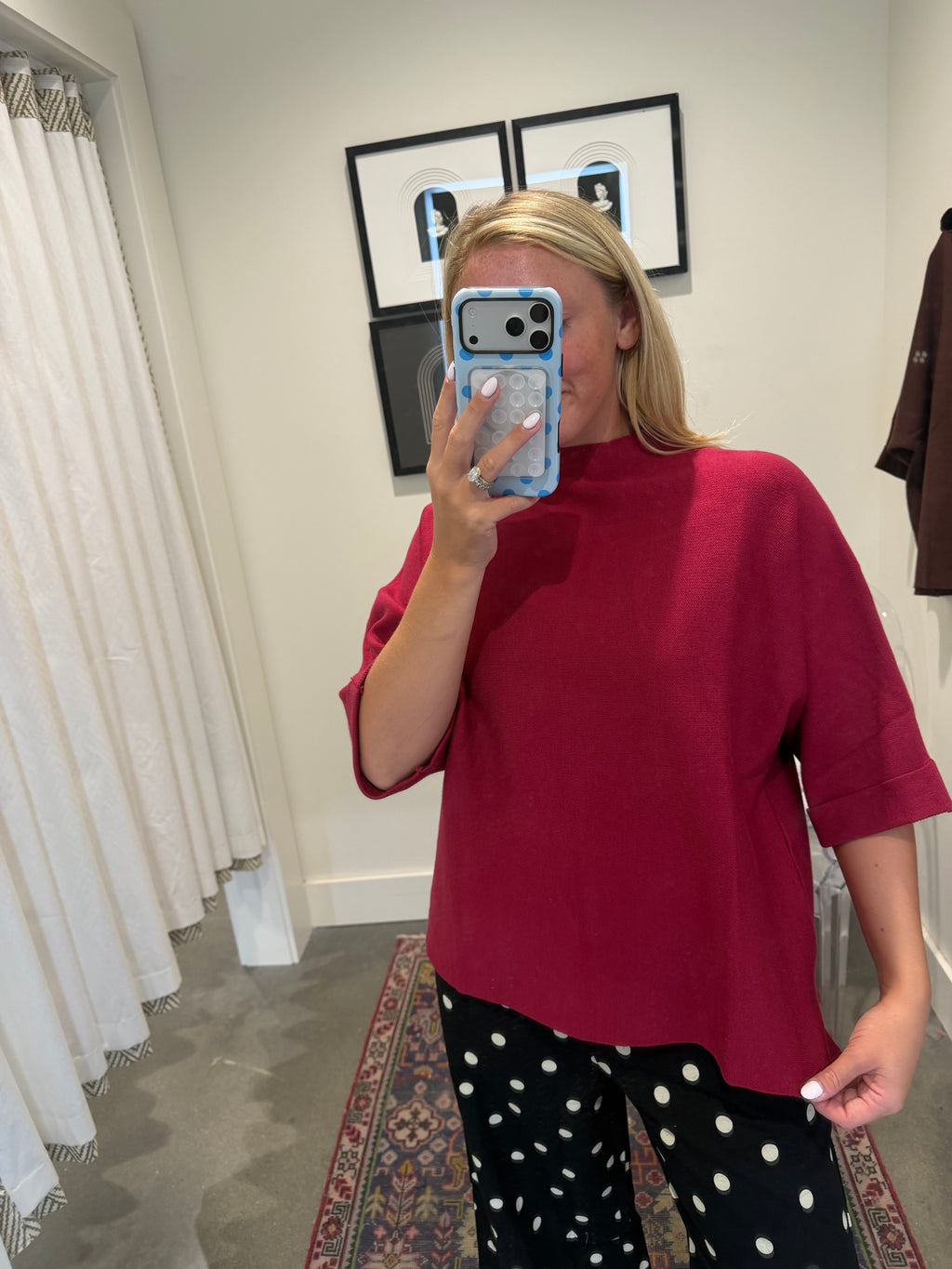 Alice Draped Edge Top