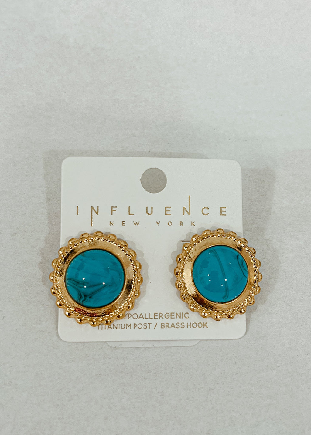 Dome Stone Earrings