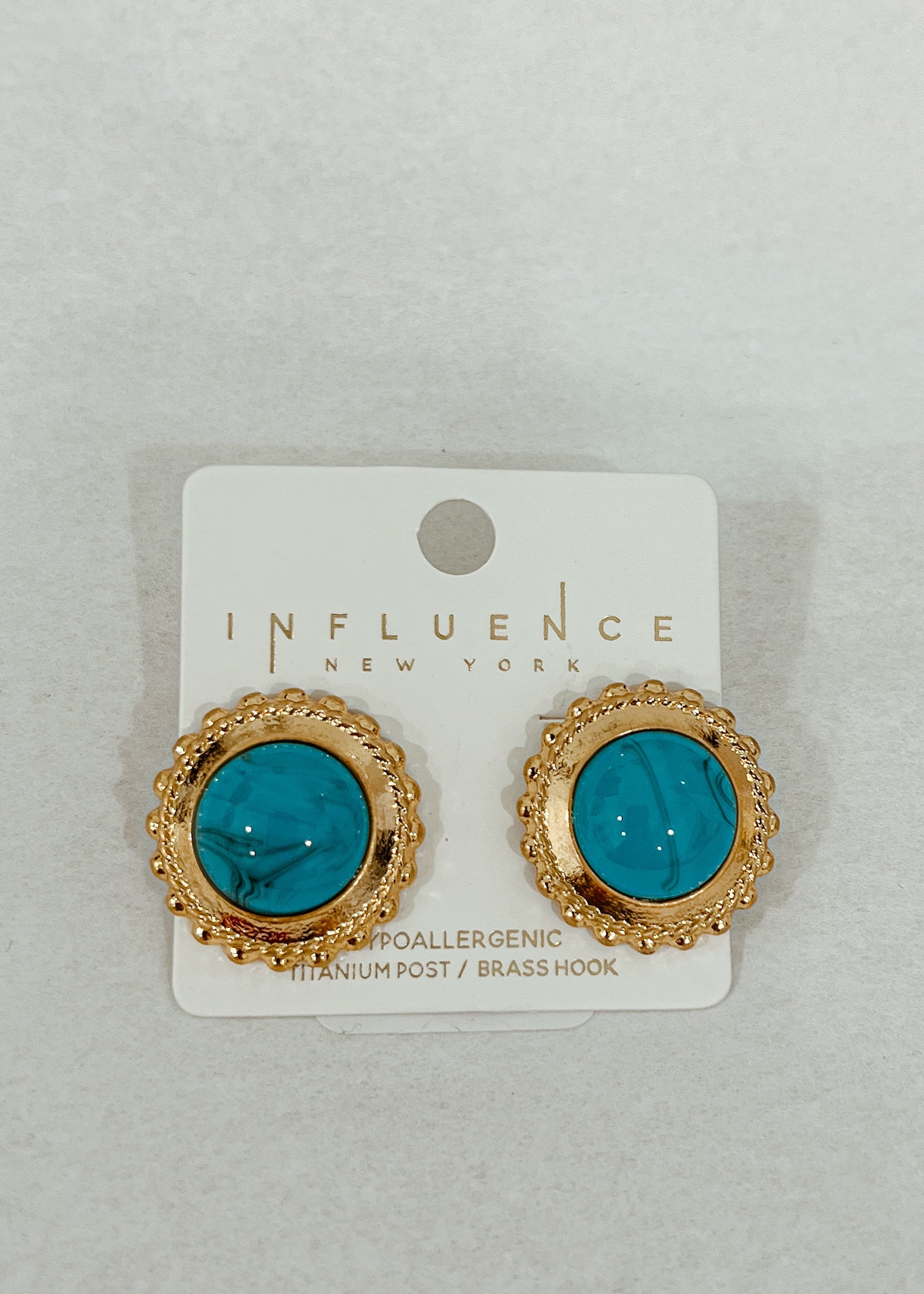 Dome Stone Earrings