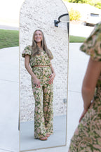 Claire Floral Wide Leg Pants