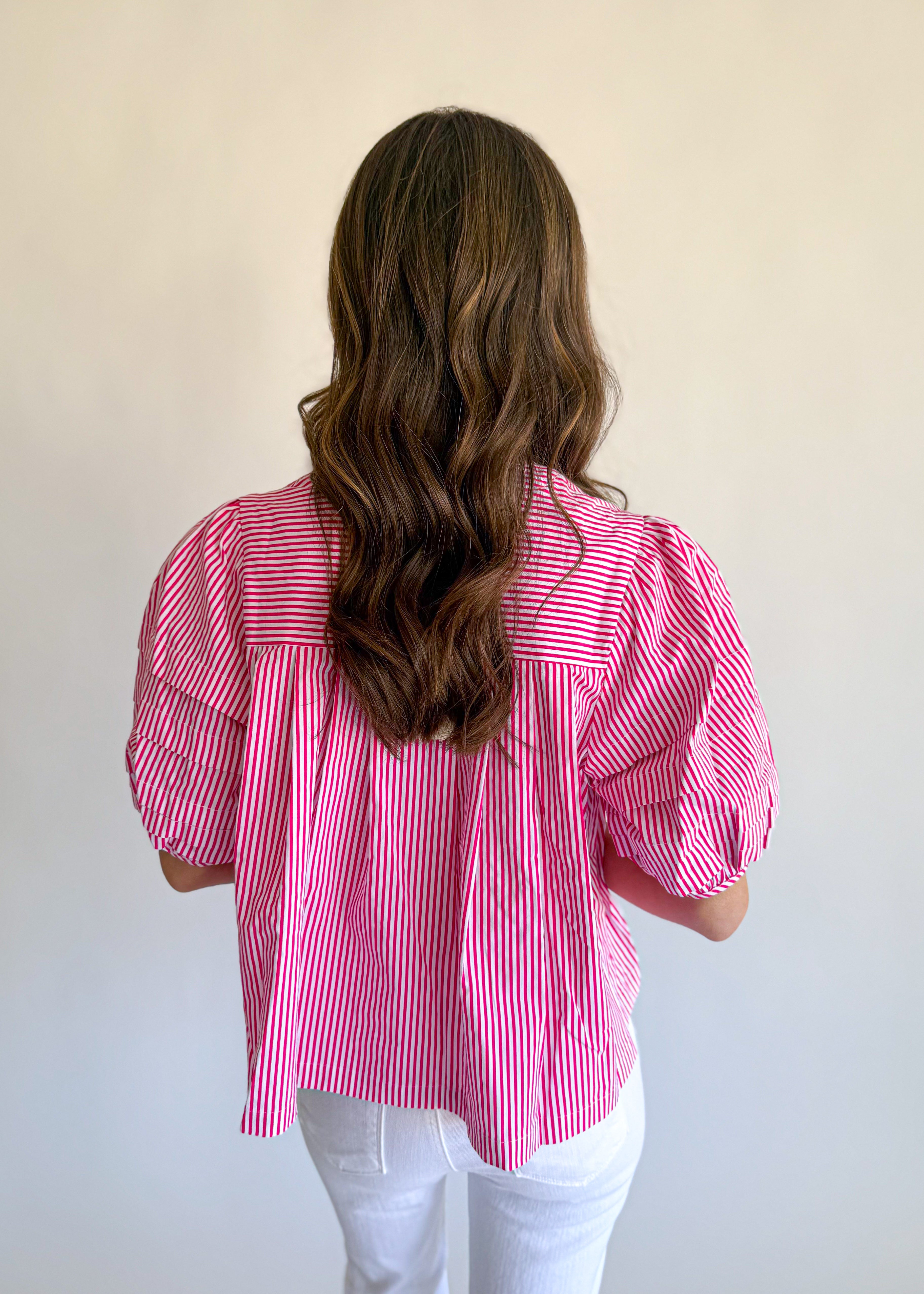 Lottie Puff Sleeve Swing Top