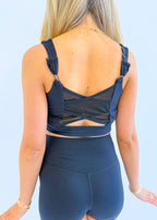 Mesh Back Sports Bra