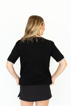 Lena Fuzzy Sleeve Top