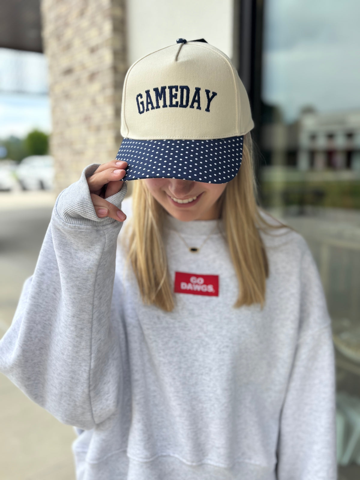 Gameday Polka Dot Trucker