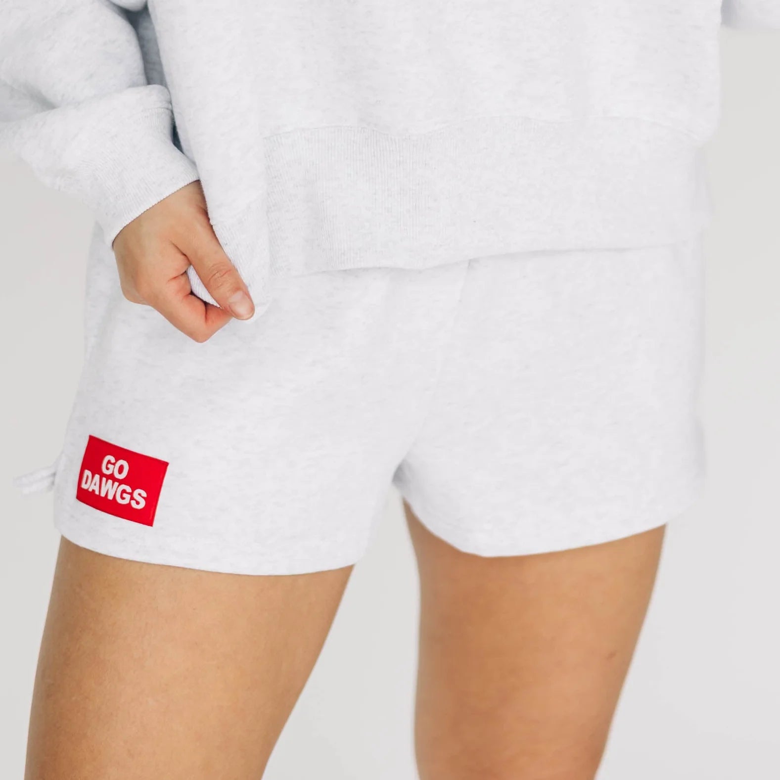 The Becca Shorts Go Dawgs Woven Label