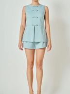 Missy Sleeveless Bow Top