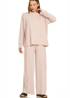 Naomi Raised-Rib Lounge Set