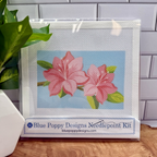 Blue Poppy Needlepoint Starter Kit