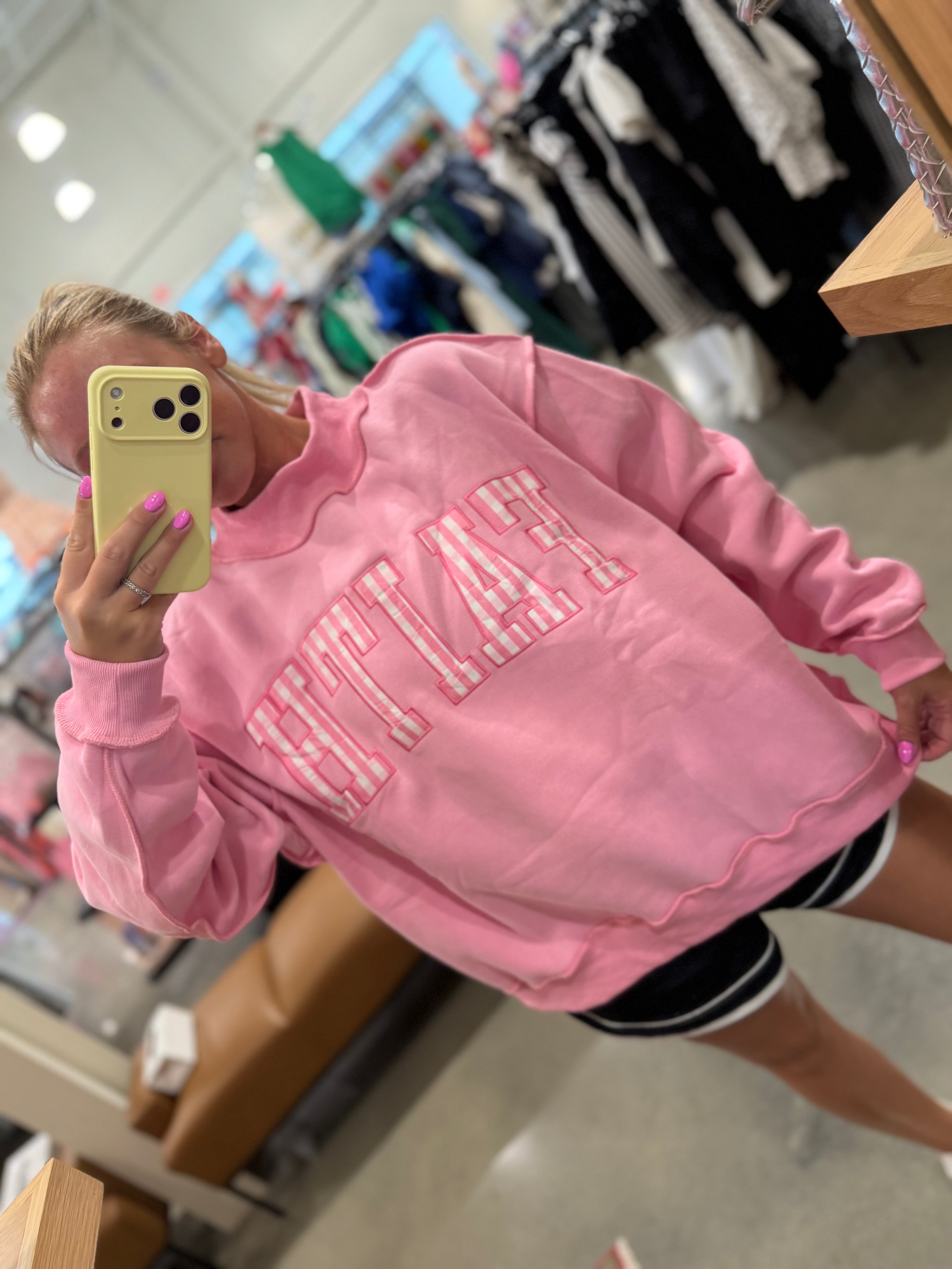 Faith Mock Neck Sweatshirt