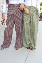 Stephanie Wrap Wide Leg Pants