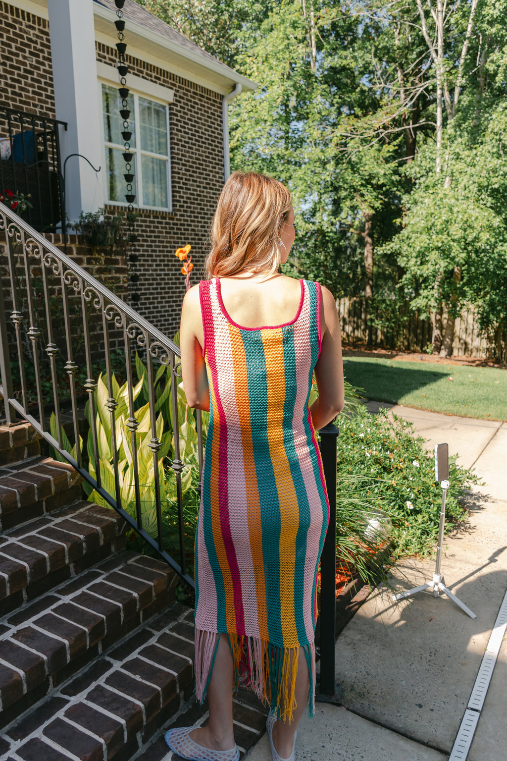Selina Sunset Crochet Dress