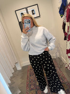 Paola Relaxed Polka Dot Pants
