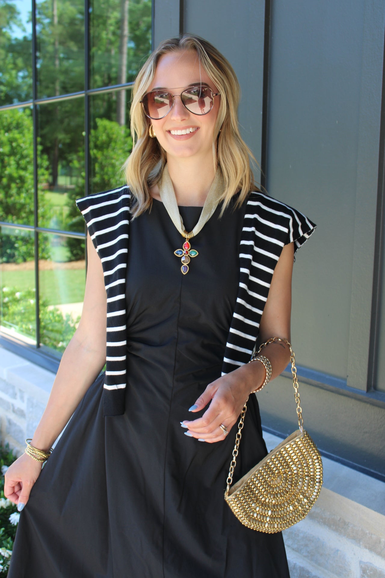 Mabel Ruched Midi Dress