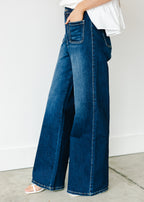 Front Pocket Flare Jeans