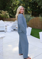 Lena Striped Lounge Set