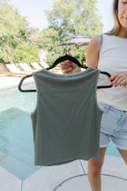 Tatum Contrast Stitch Tank