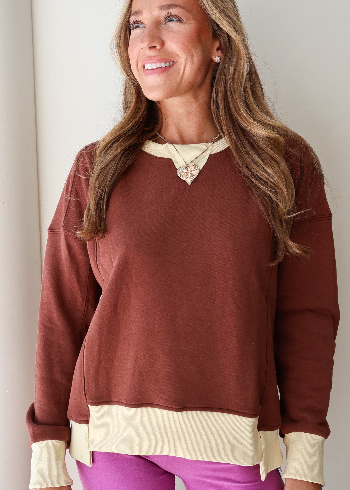 Katie Contrast Pullover