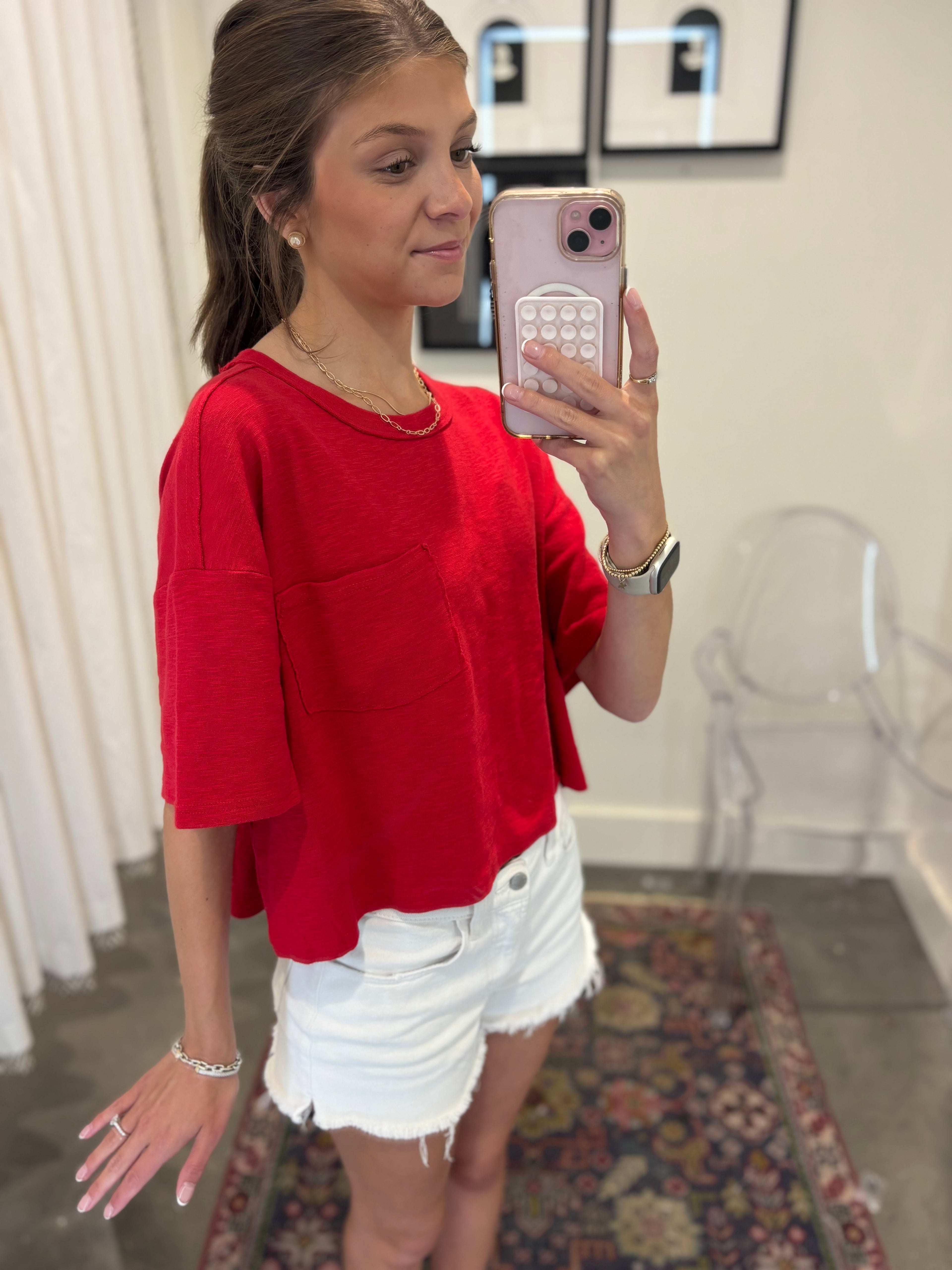 Zinnia Pocket Tee