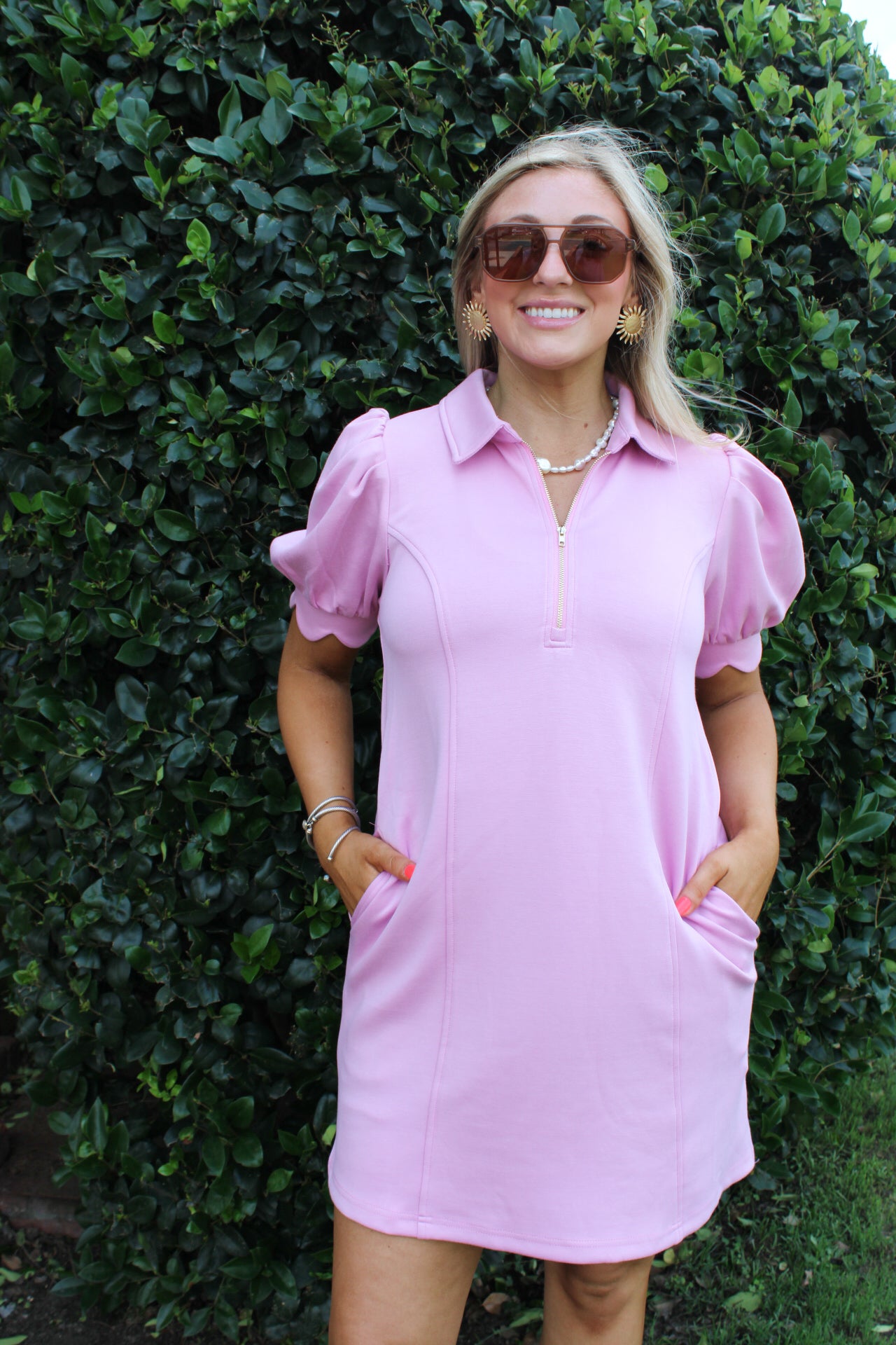 Thalia Puff Sleeve Mini Dress