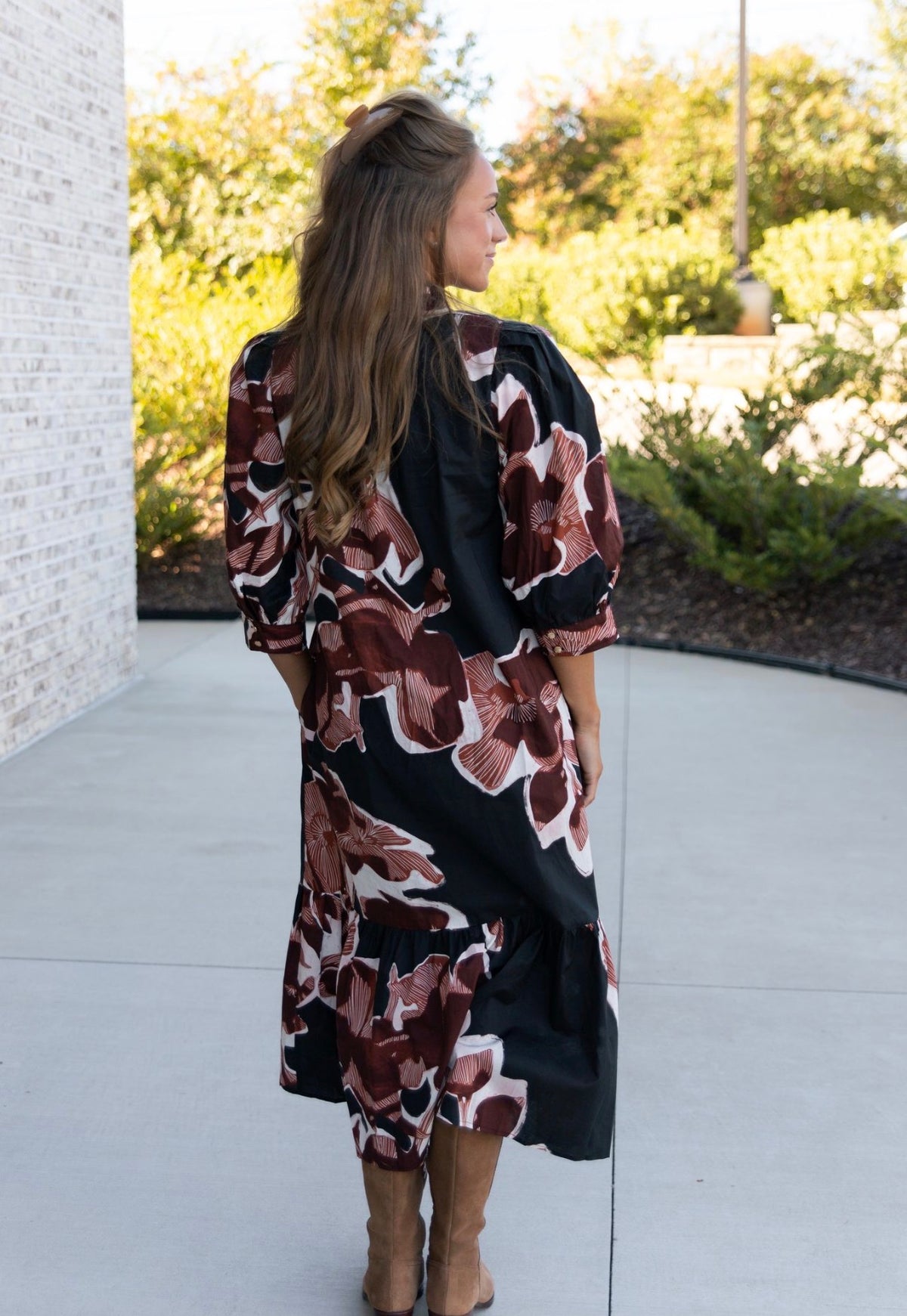 Prescott Petal Midi Dress
