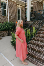Natalie Gingham Maxi Dress