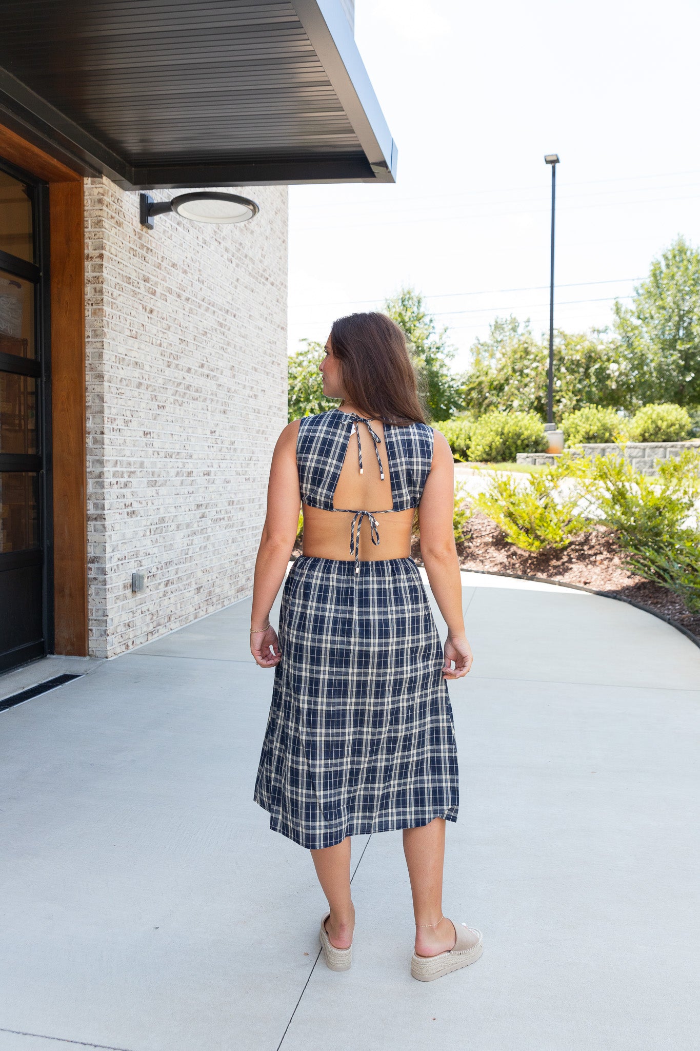 Delia Gingham Maxi Dress