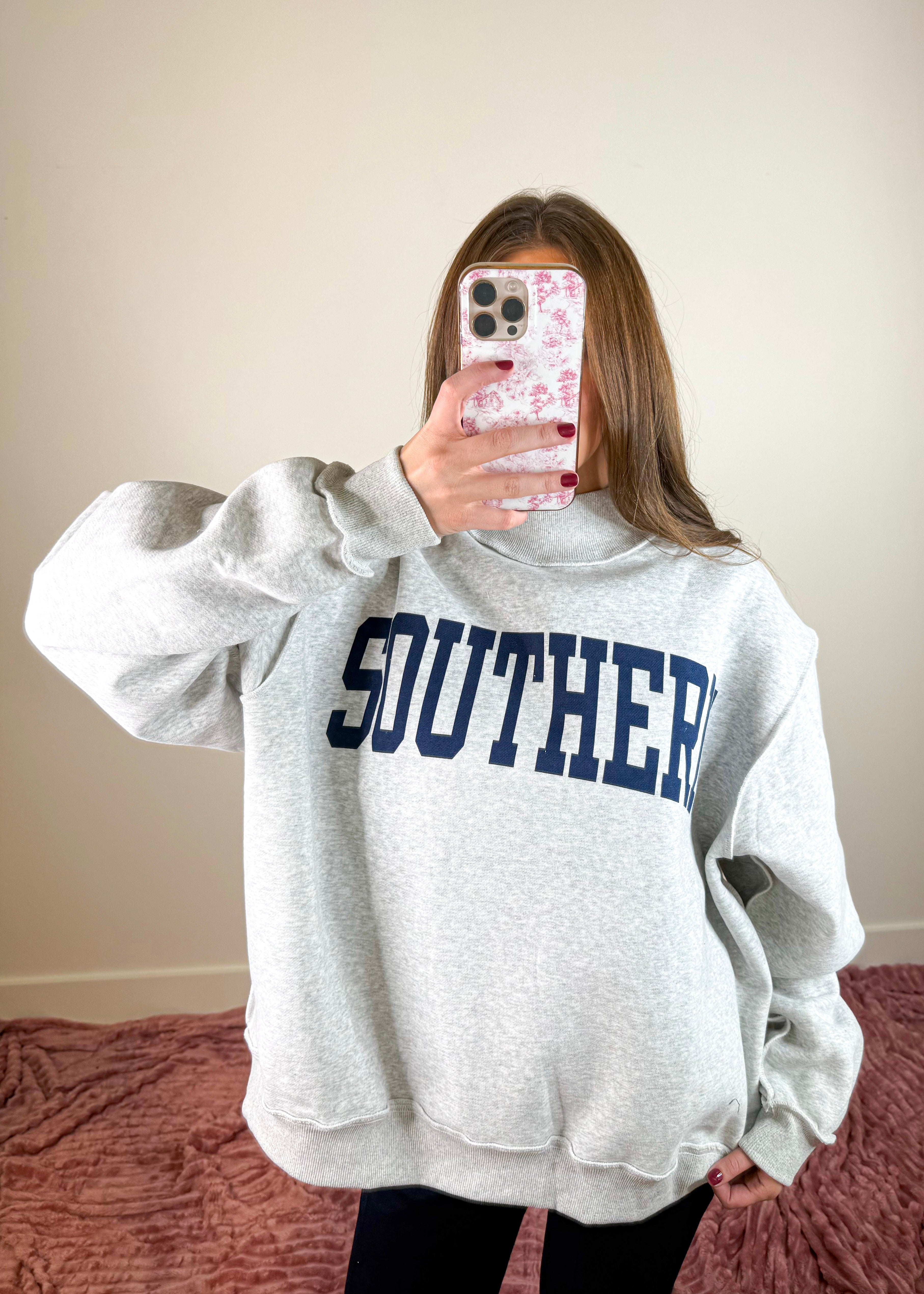 GA Southern Reversible Mock Neck