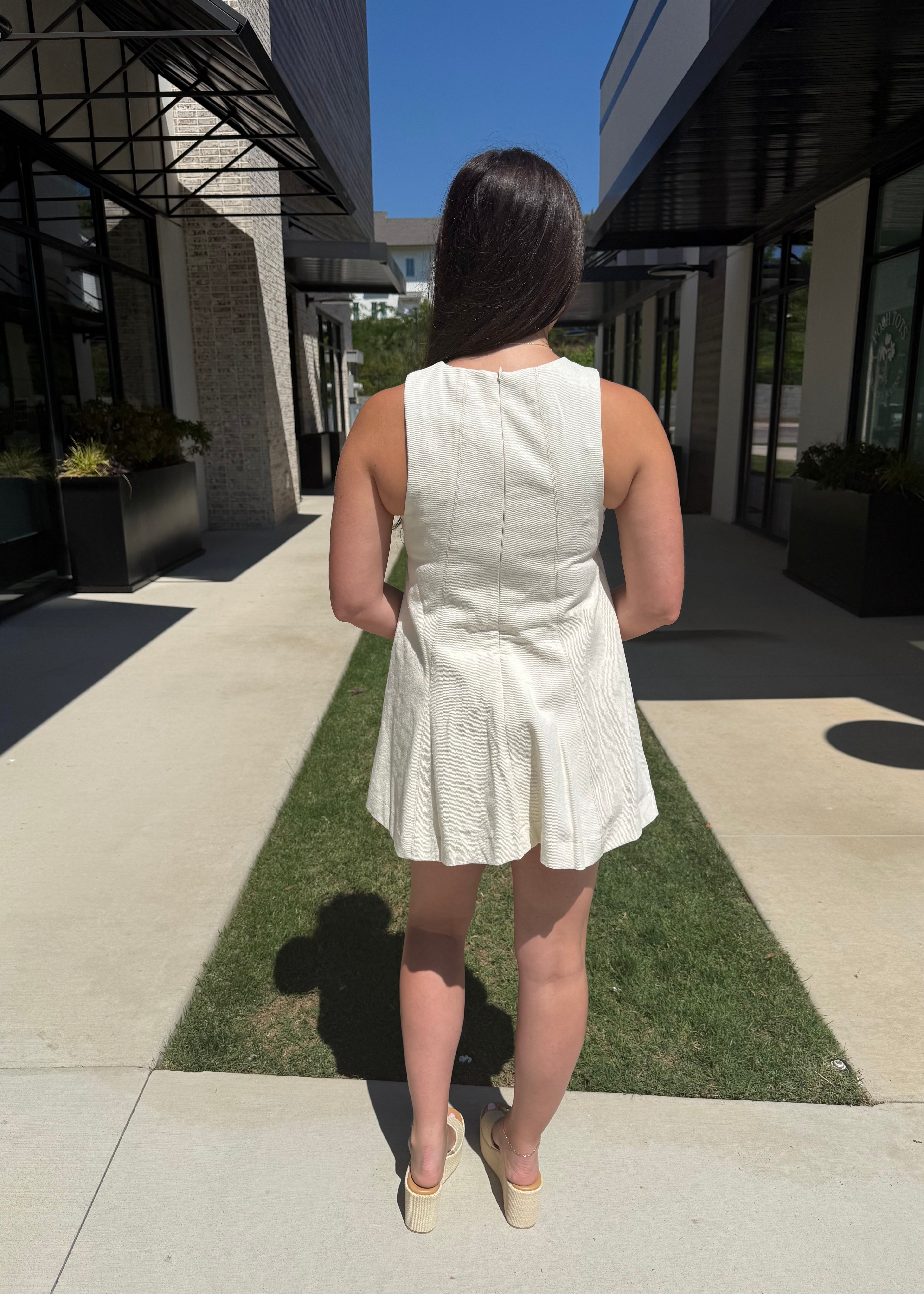 Cleo Flare Hem Romper