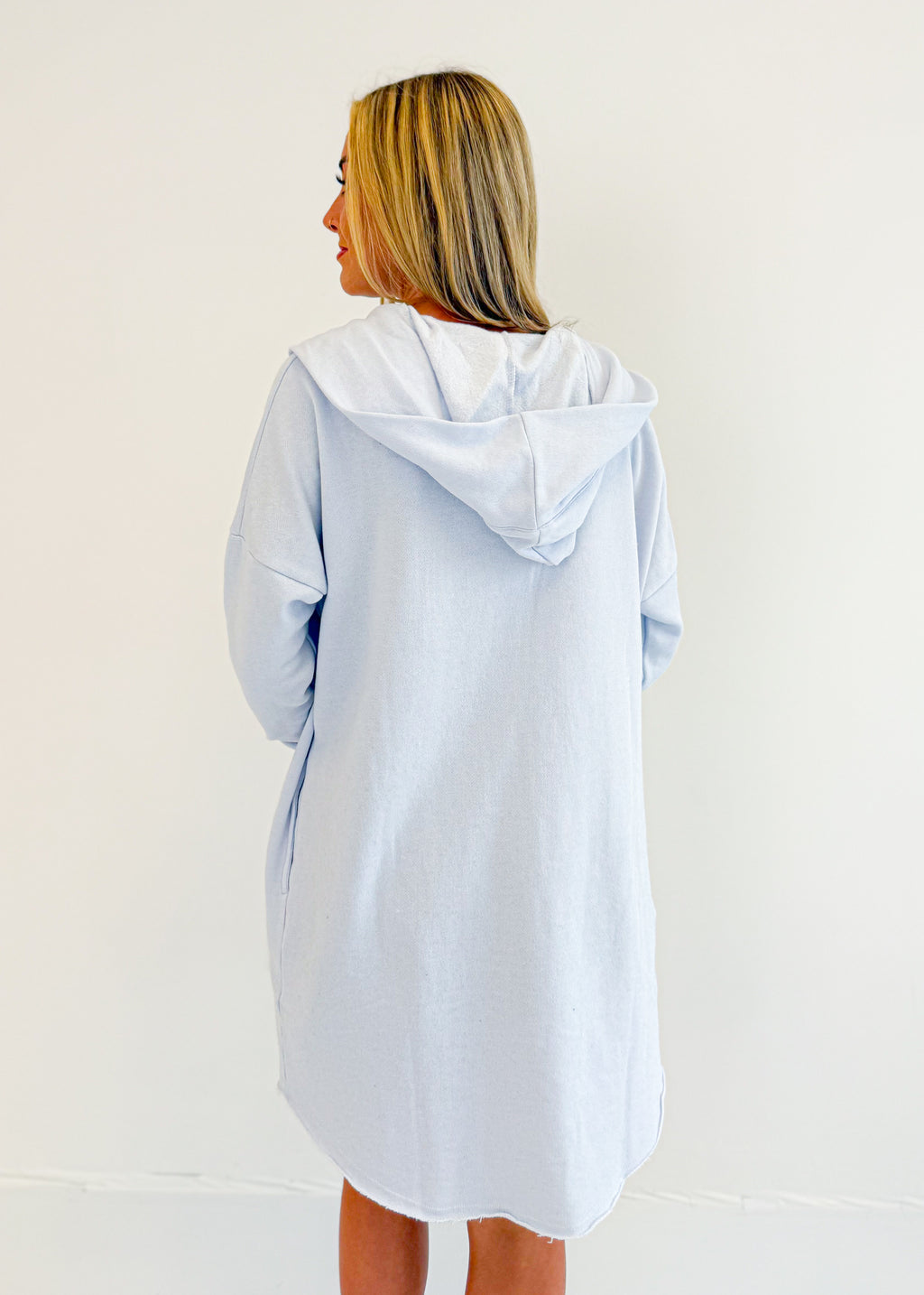 Longline Hoodie Cardigan