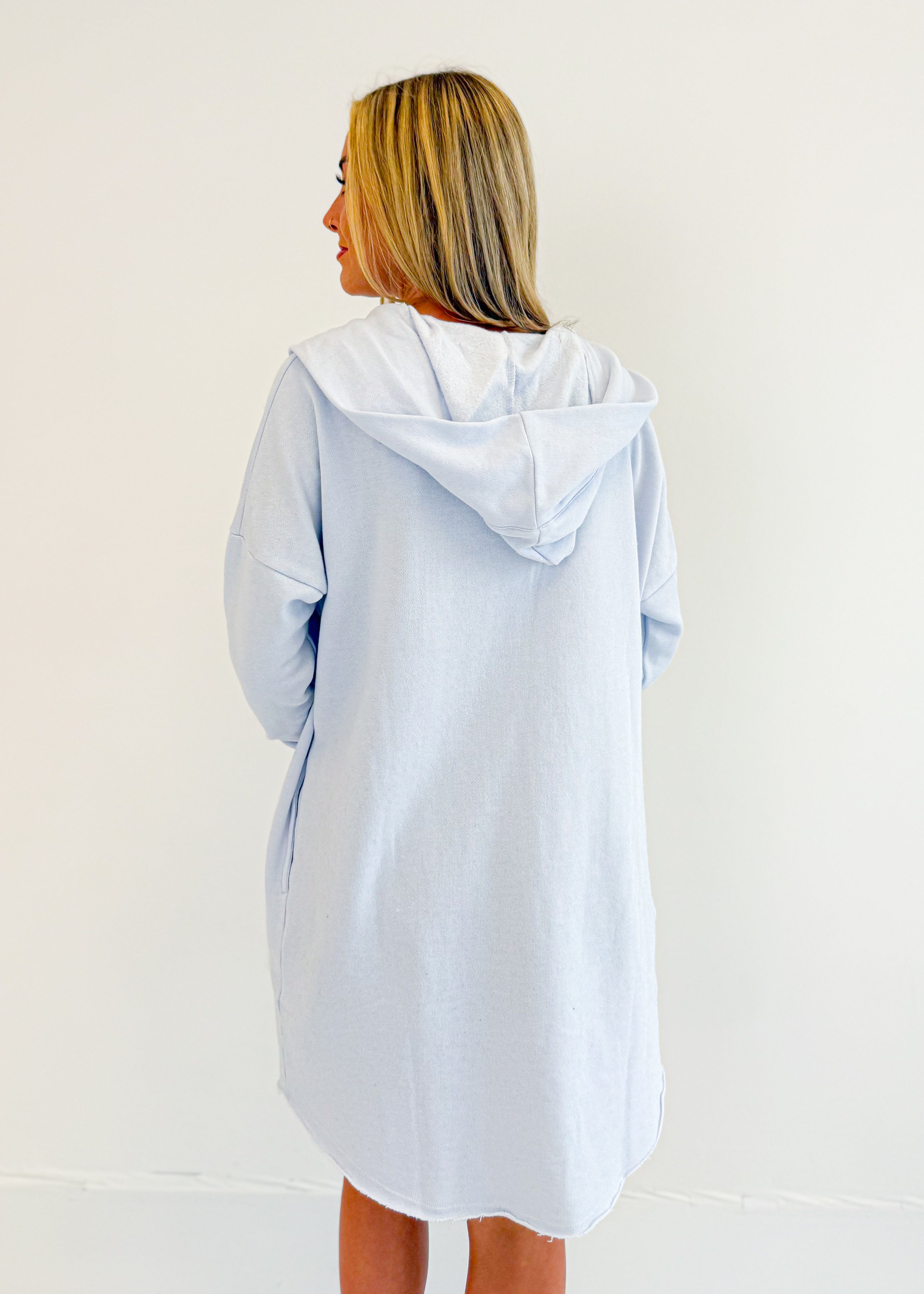 Longline Hoodie Cardigan