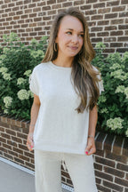 Lacy Sweatshirt Top
