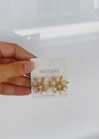 Camila Beaded Bloom Earrings