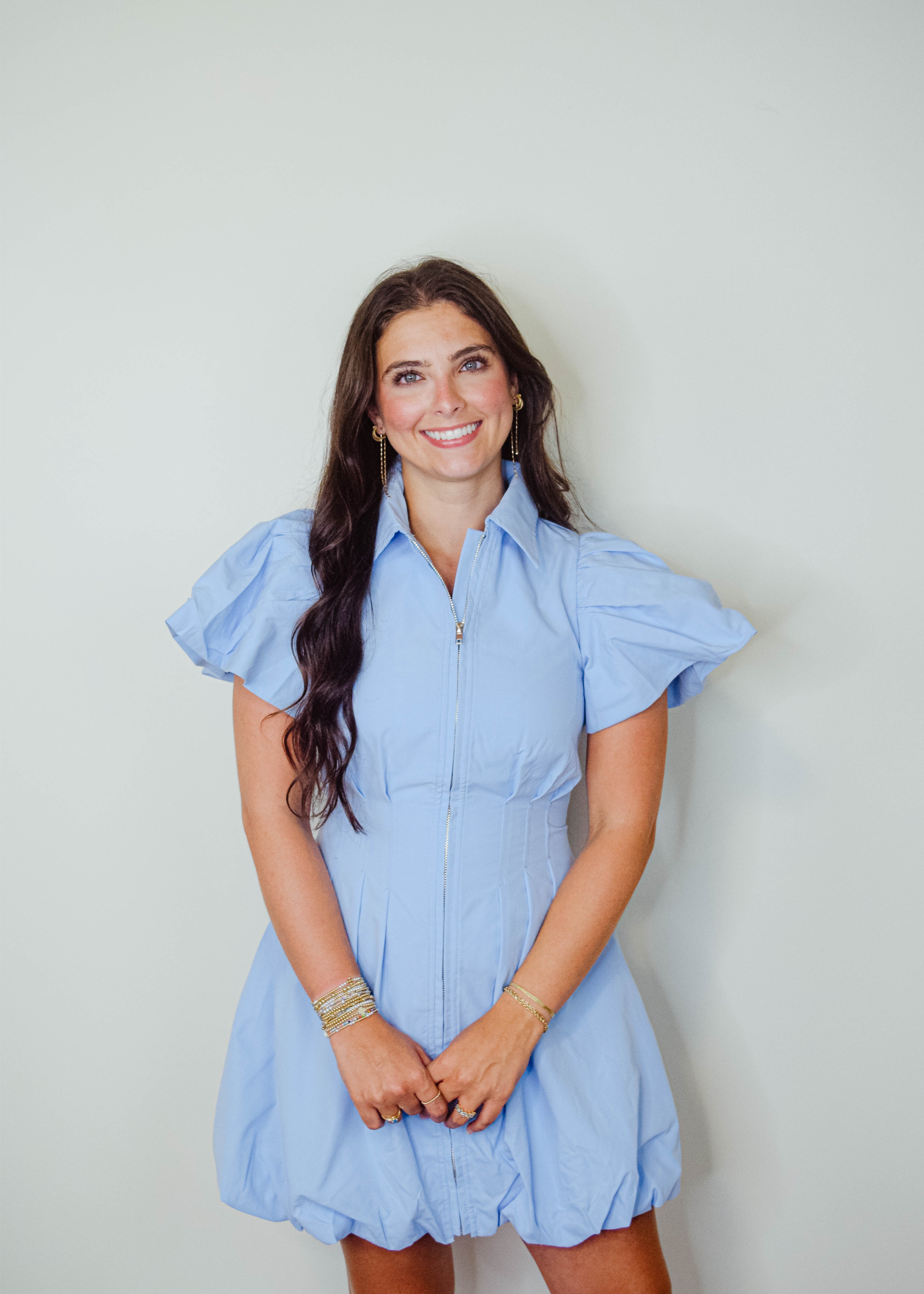 Katie Zip Up Mini Dress