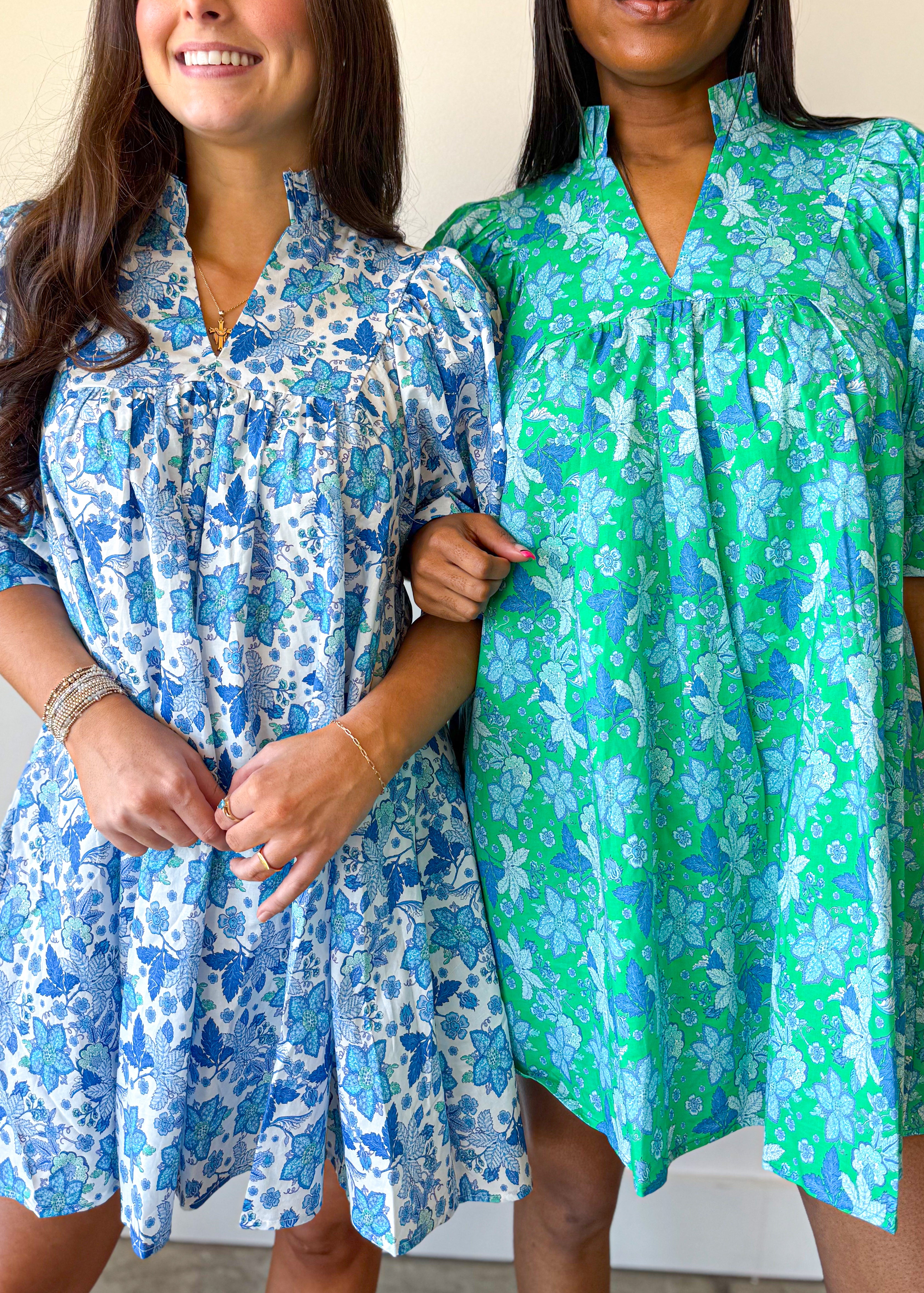 Posie Floral Swing Mini Dress