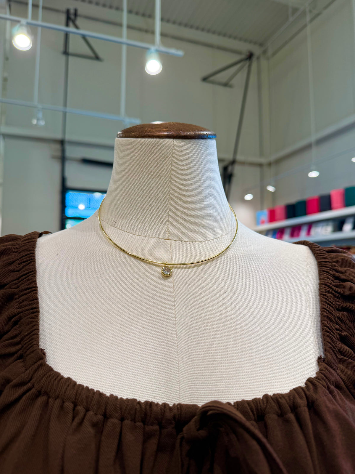 CZ Wire Necklace