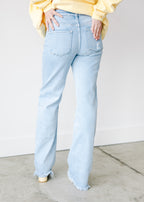Olivia High Rise Long Straight Jeans