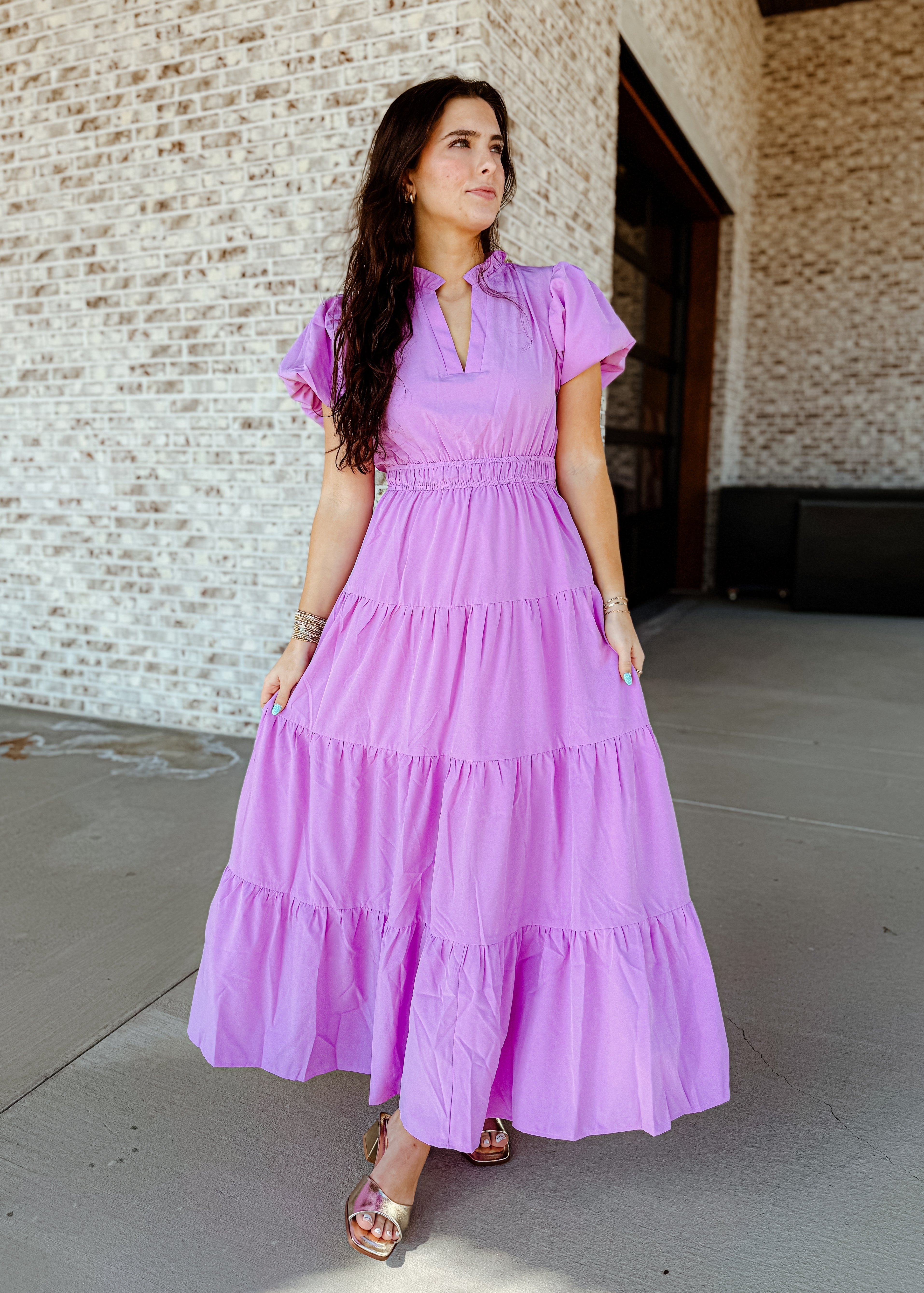 Amelia Tiered Maxi Dress – The Swank Company