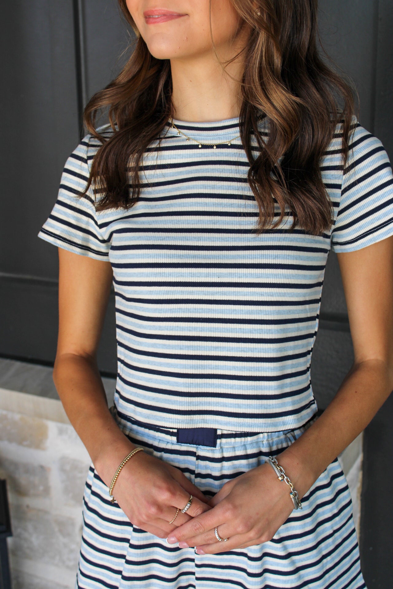 Sophie Stripe Lounge Top