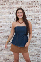 Alice Chain Detail Mini Skirt